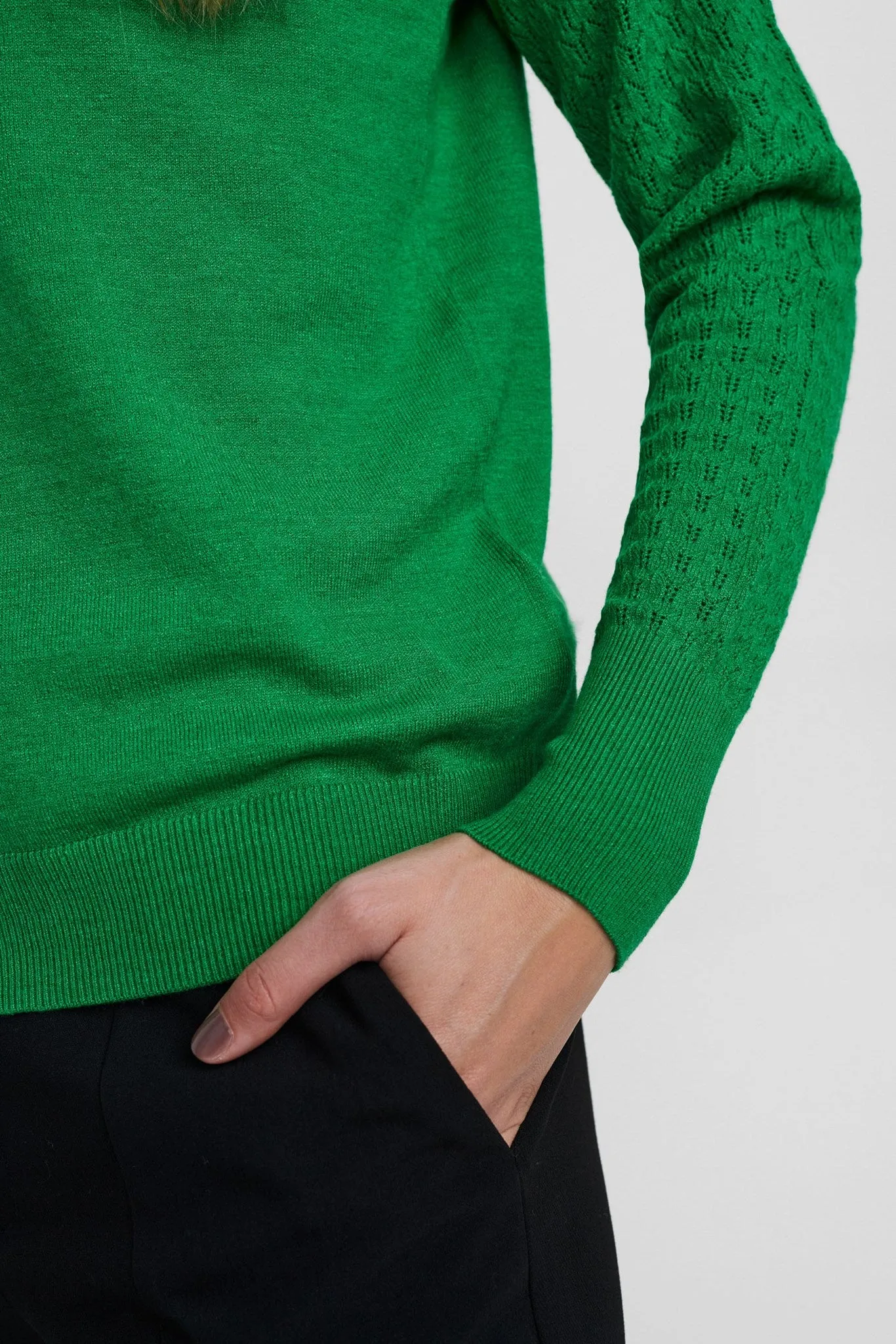 NUCAMELA PULLOVER - Fern Green