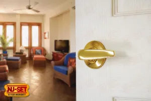 NuSet Napa: Passage Lever (Brass)