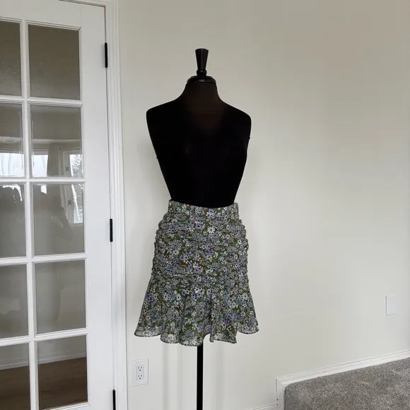 NWOT Taras Ruched Veronica Beard Mini Skirt $368