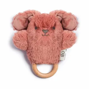 O.B Designs Bella Bunny Rattle & Teething Ring