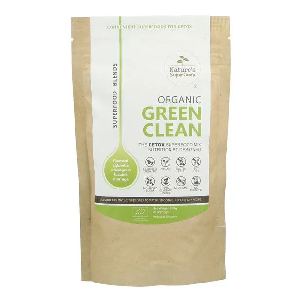 ORGANIC CLEAN GREEN 100G (FOR DAILY DETOX)