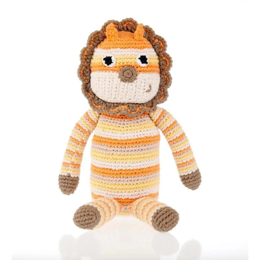 Organic Lion Rattle