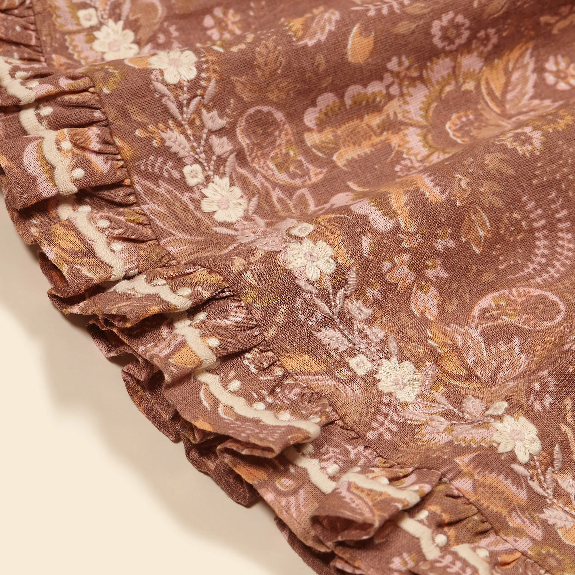 (OUTLET) Tess Nightdress - Woodland Floral Hazel