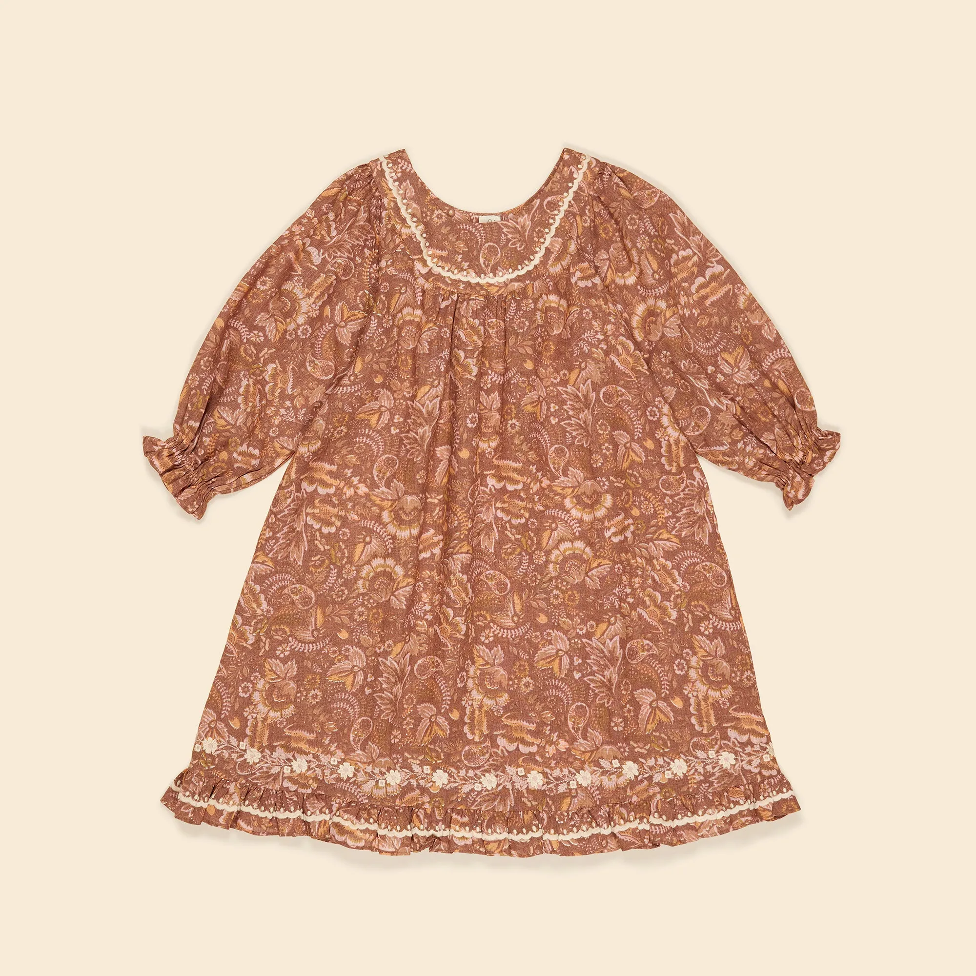 (OUTLET) Tess Nightdress - Woodland Floral Hazel