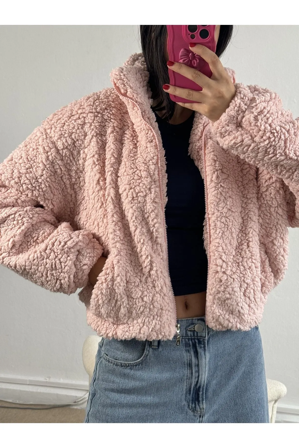 Oversized Plush Coat