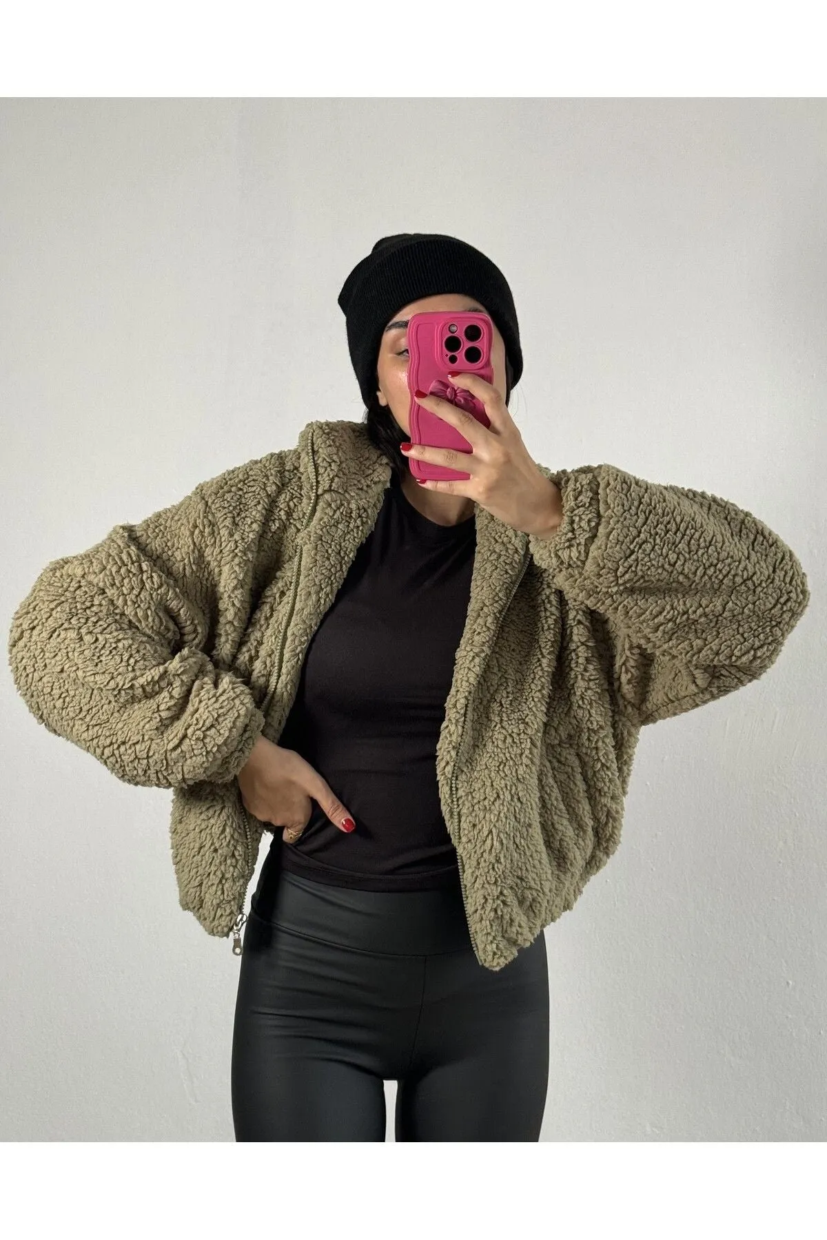 Oversized Plush Coat