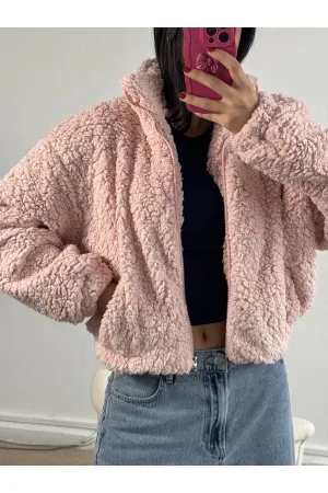 Oversized Plush Coat