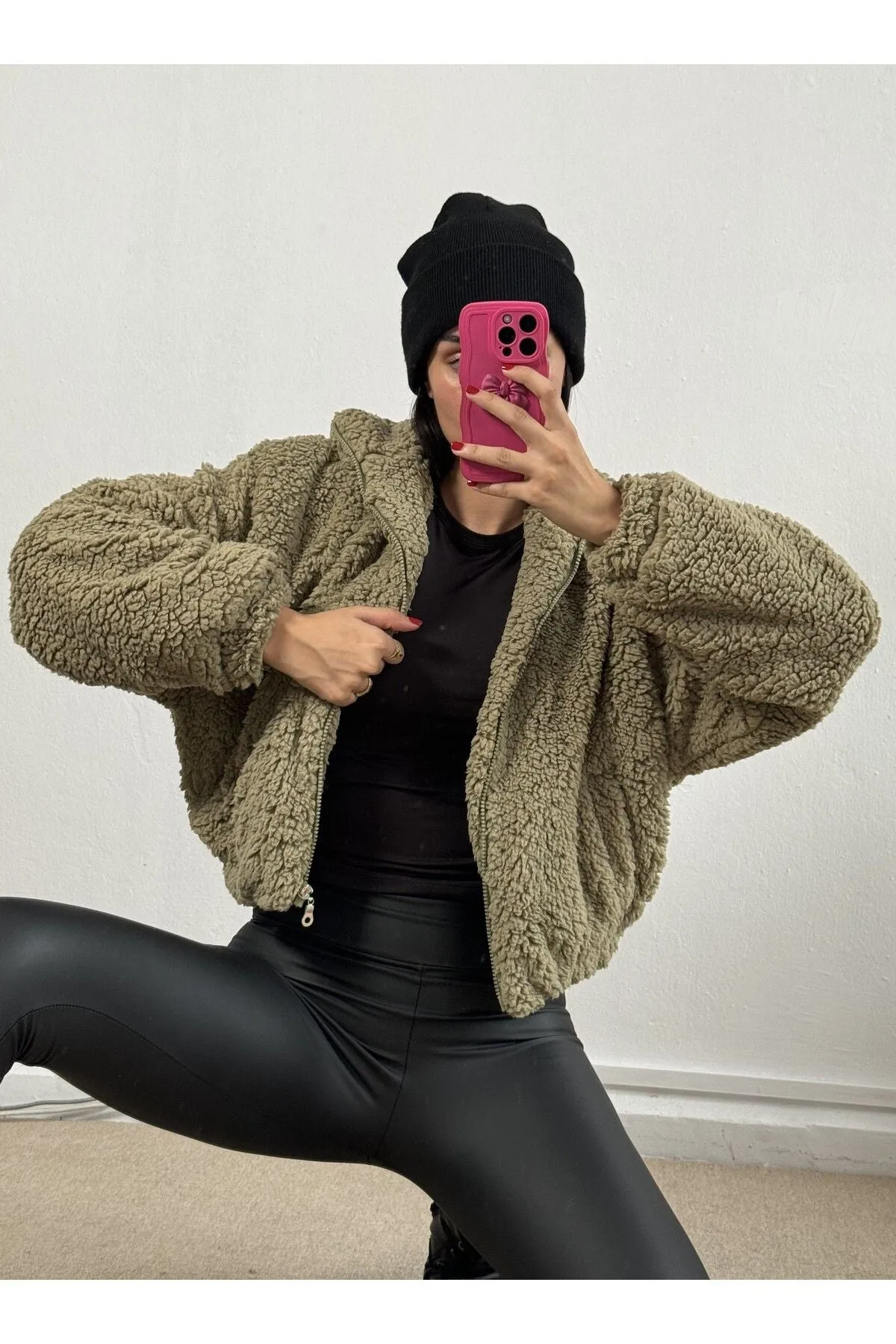 Oversized Plush Coat