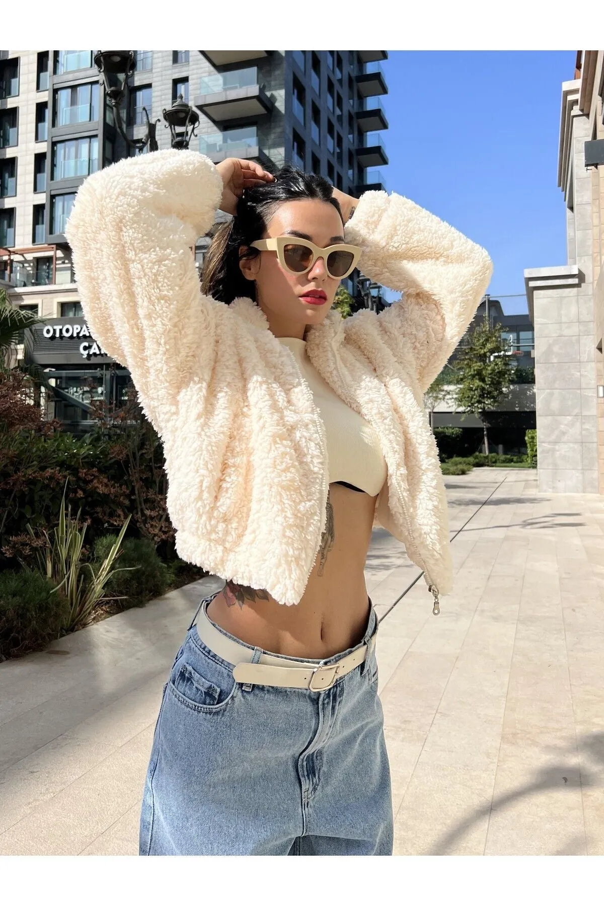 Oversized Plush Coat