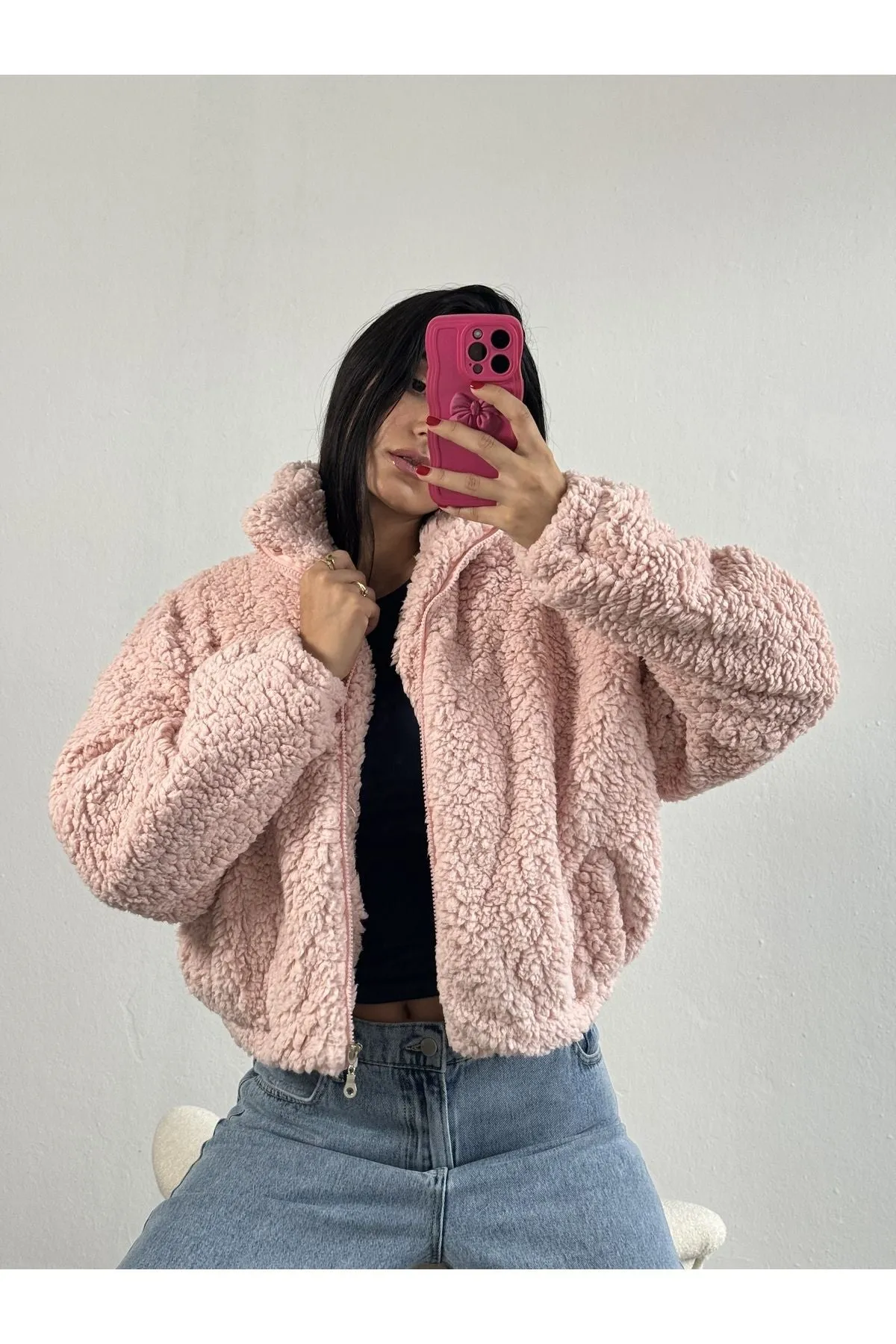 Oversized Plush Coat