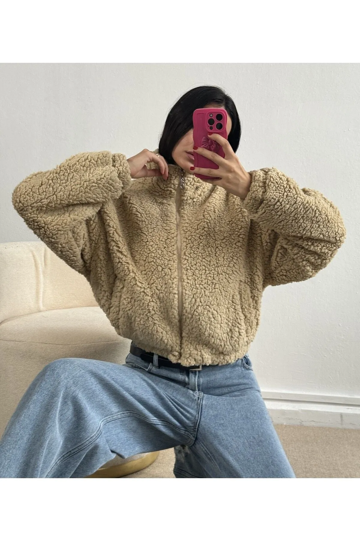 Oversized Plush Coat