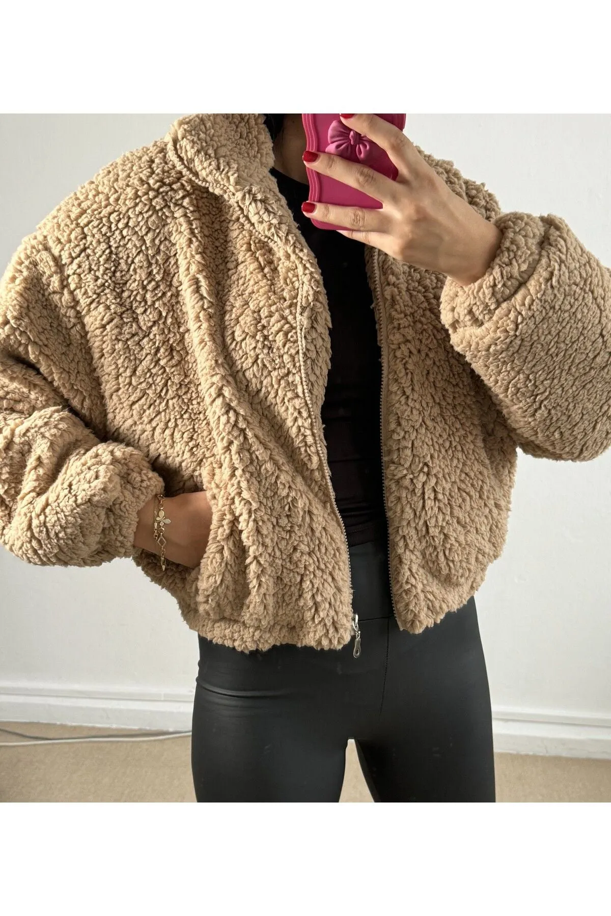 Oversized Plush Coat