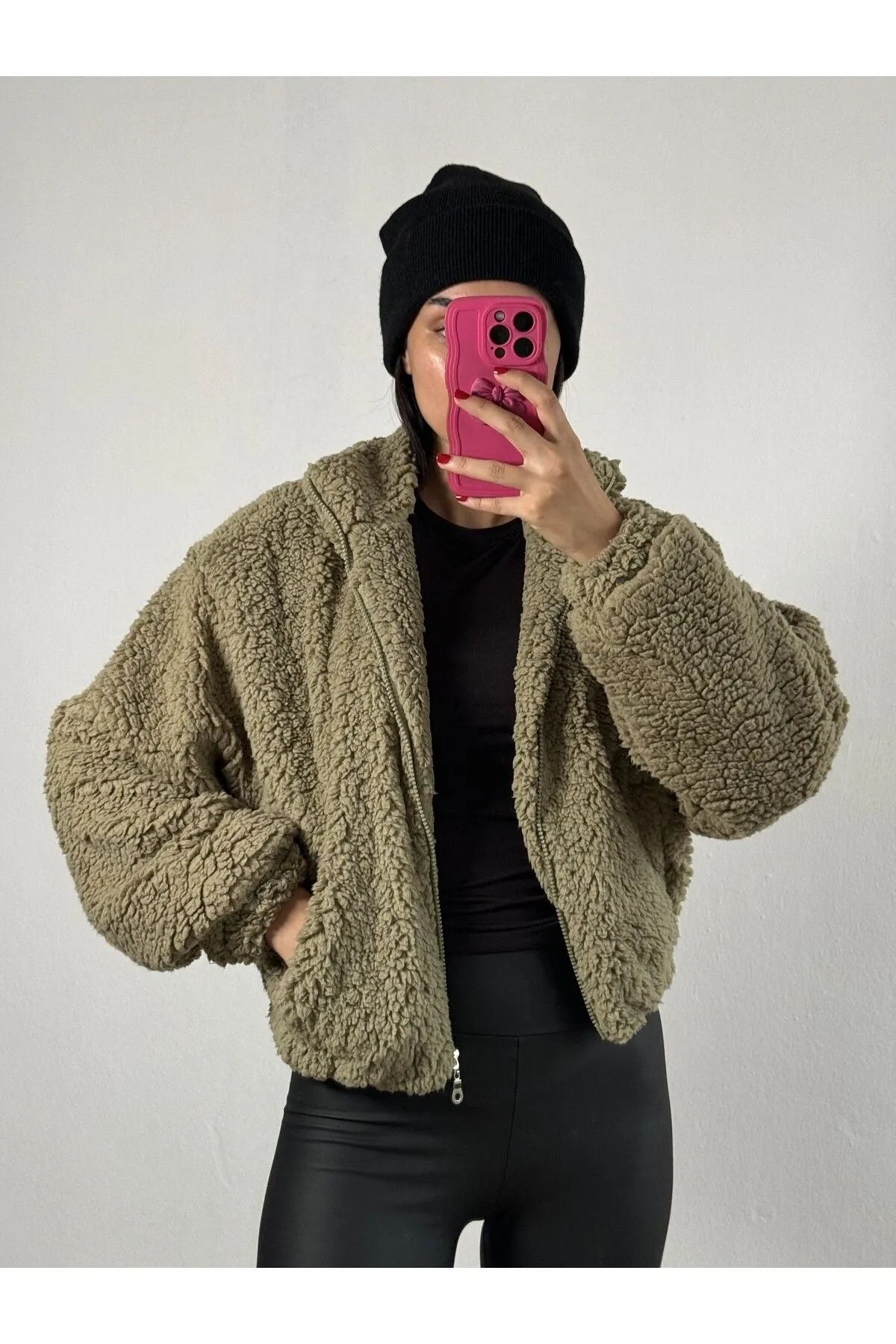 Oversized Plush Coat