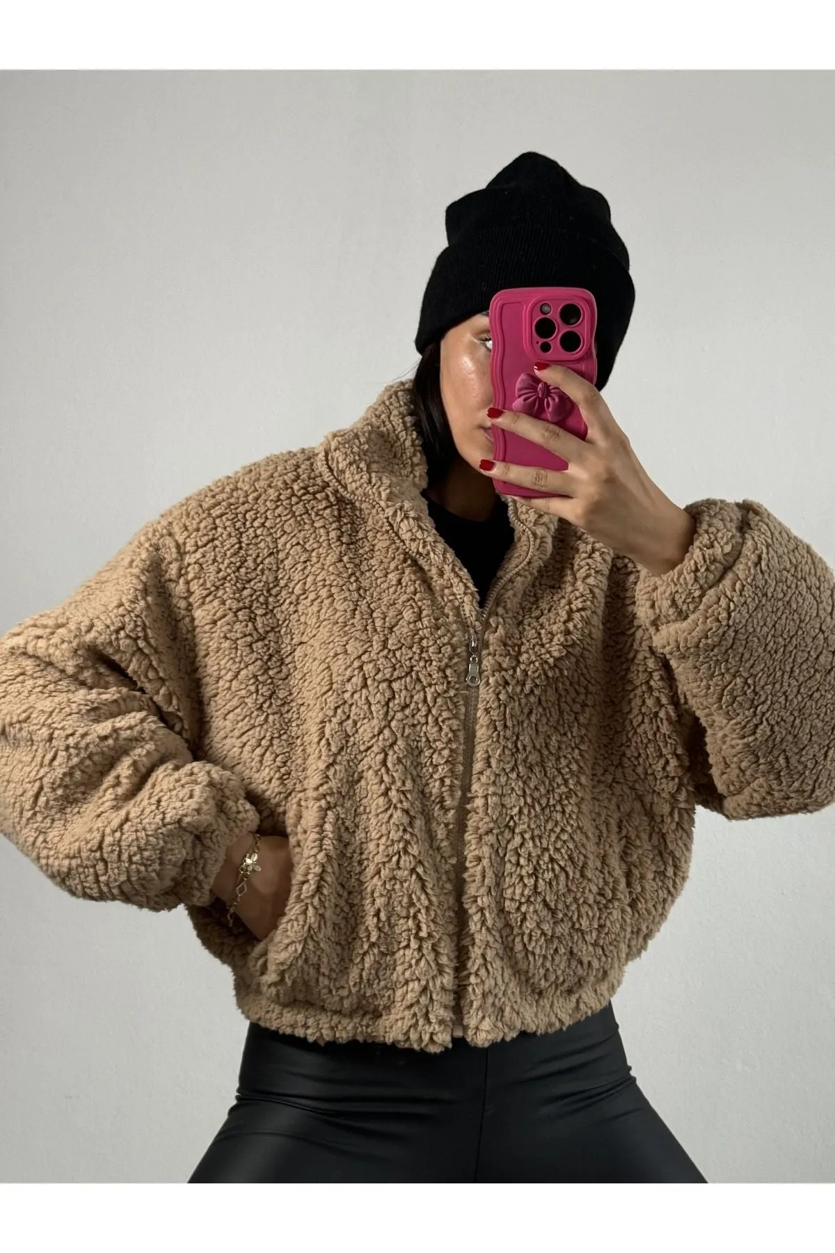 Oversized Plush Coat