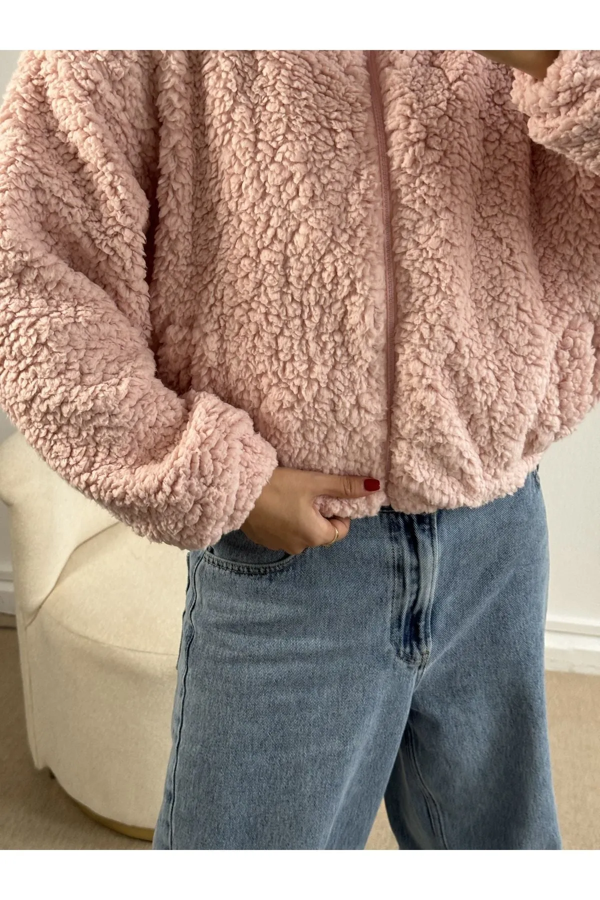 Oversized Plush Coat
