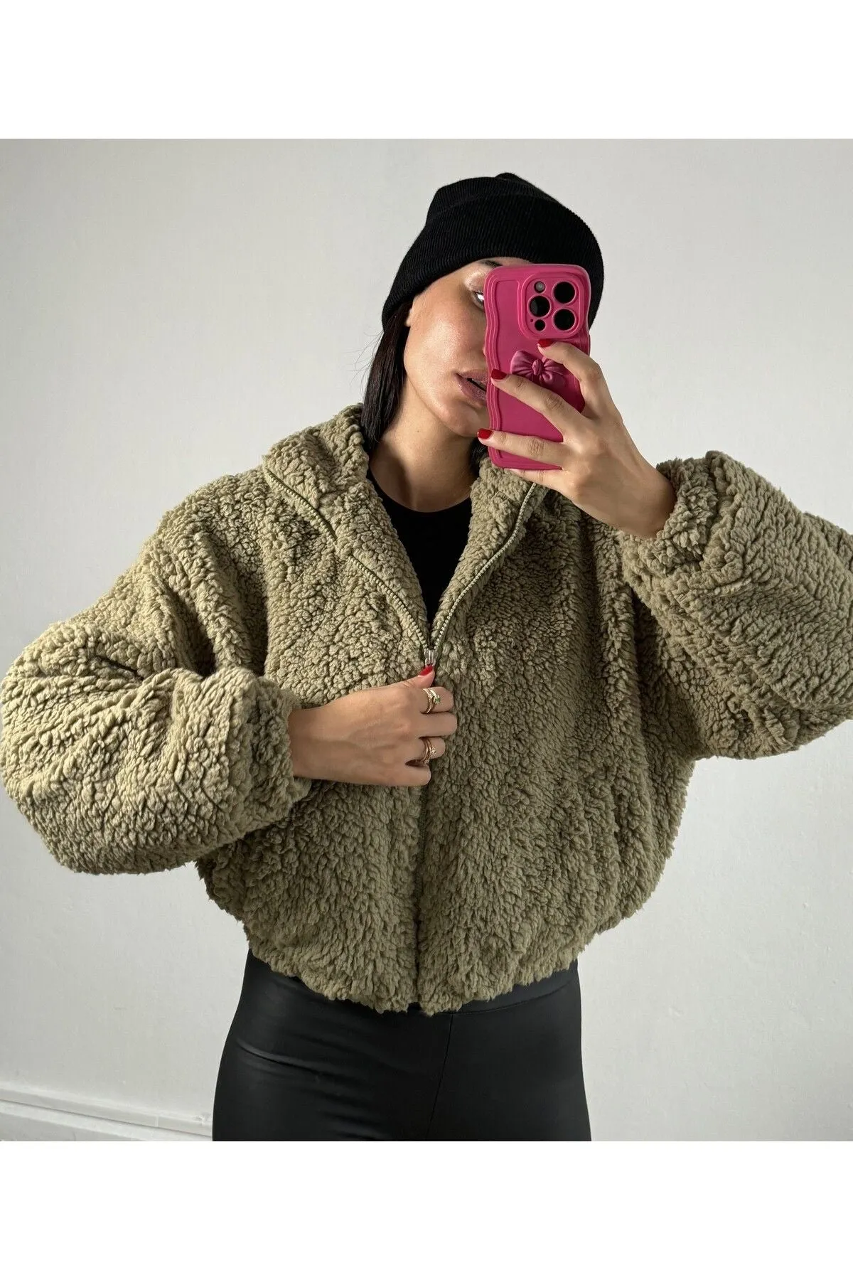 Oversized Plush Coat