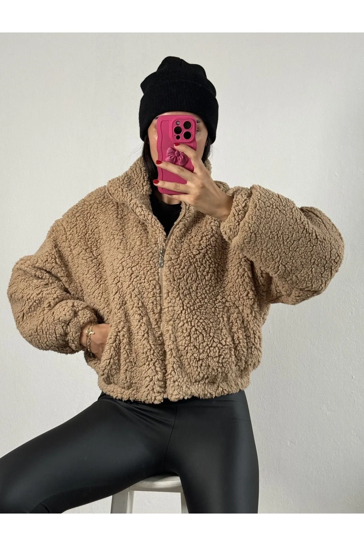 Oversized Plush Coat