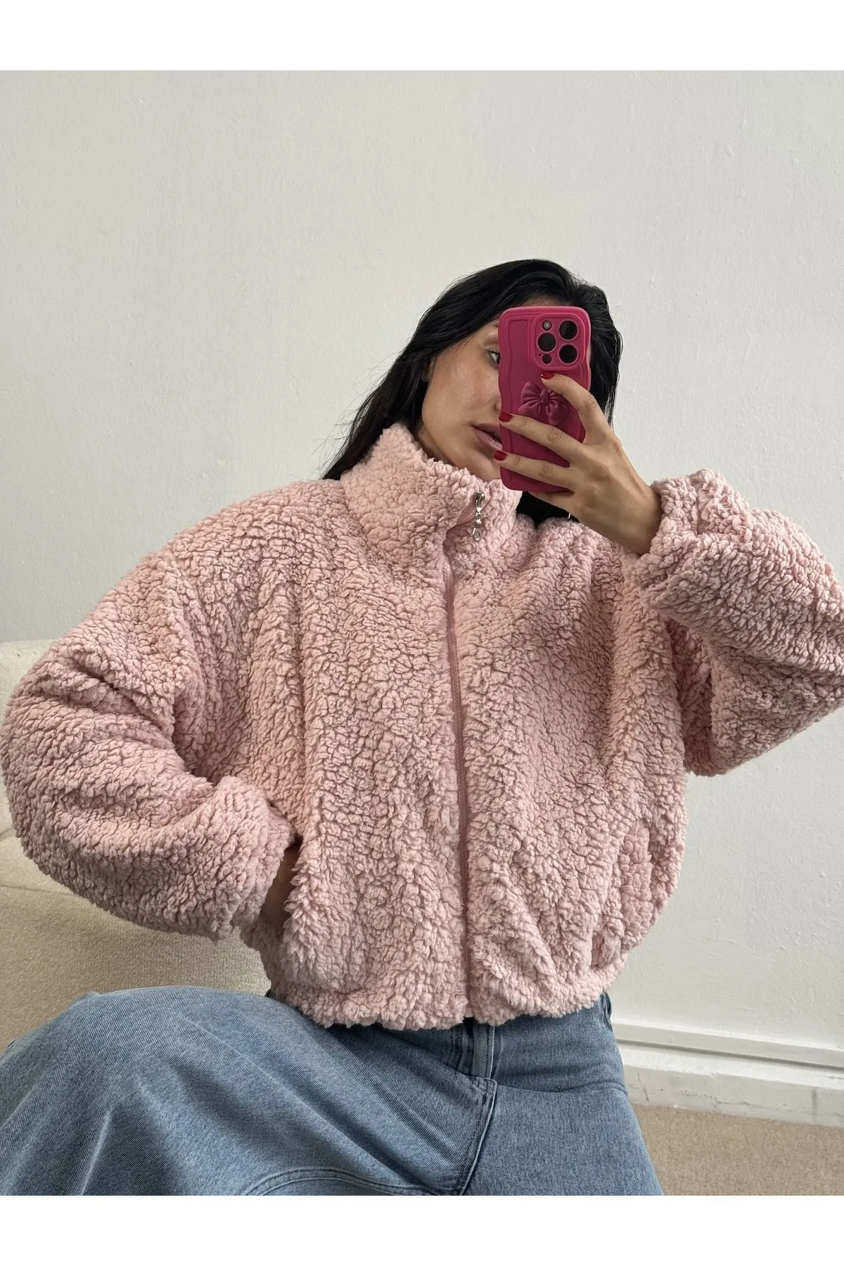 Oversized Plush Coat
