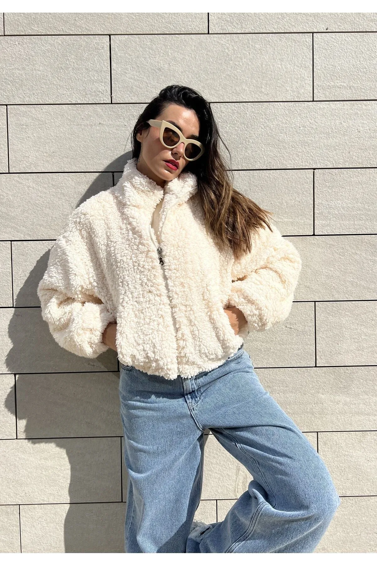 Oversized Plush Coat