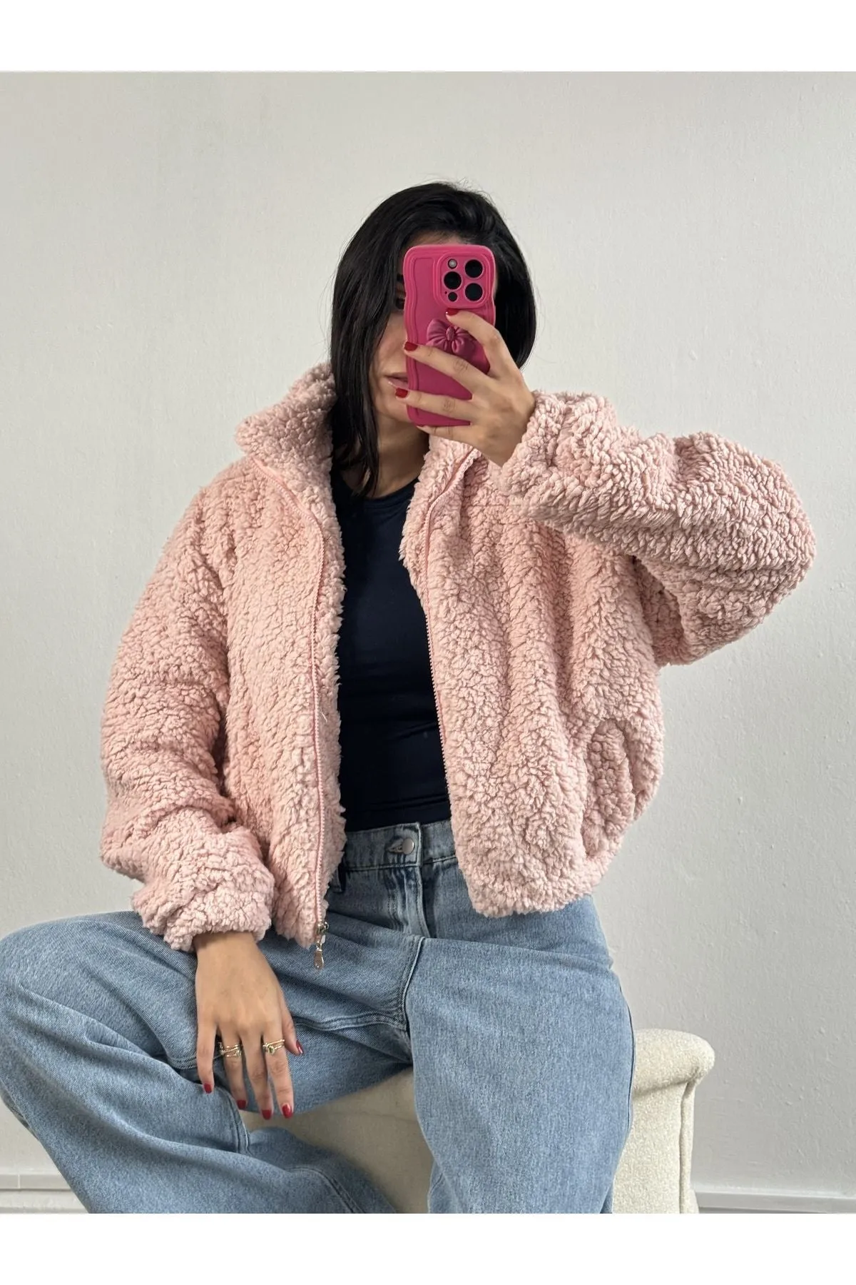 Oversized Plush Coat