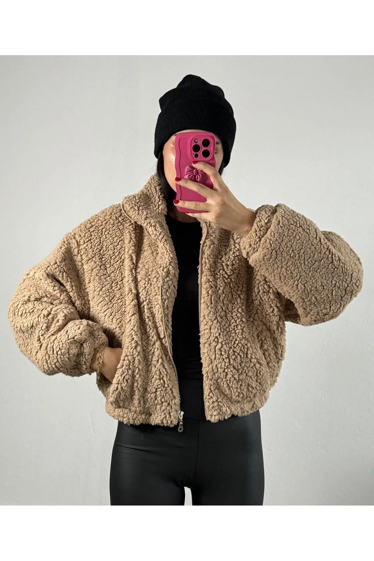 Oversized Plush Coat