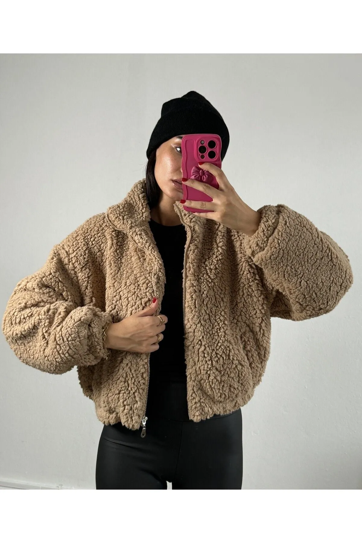Oversized Plush Coat