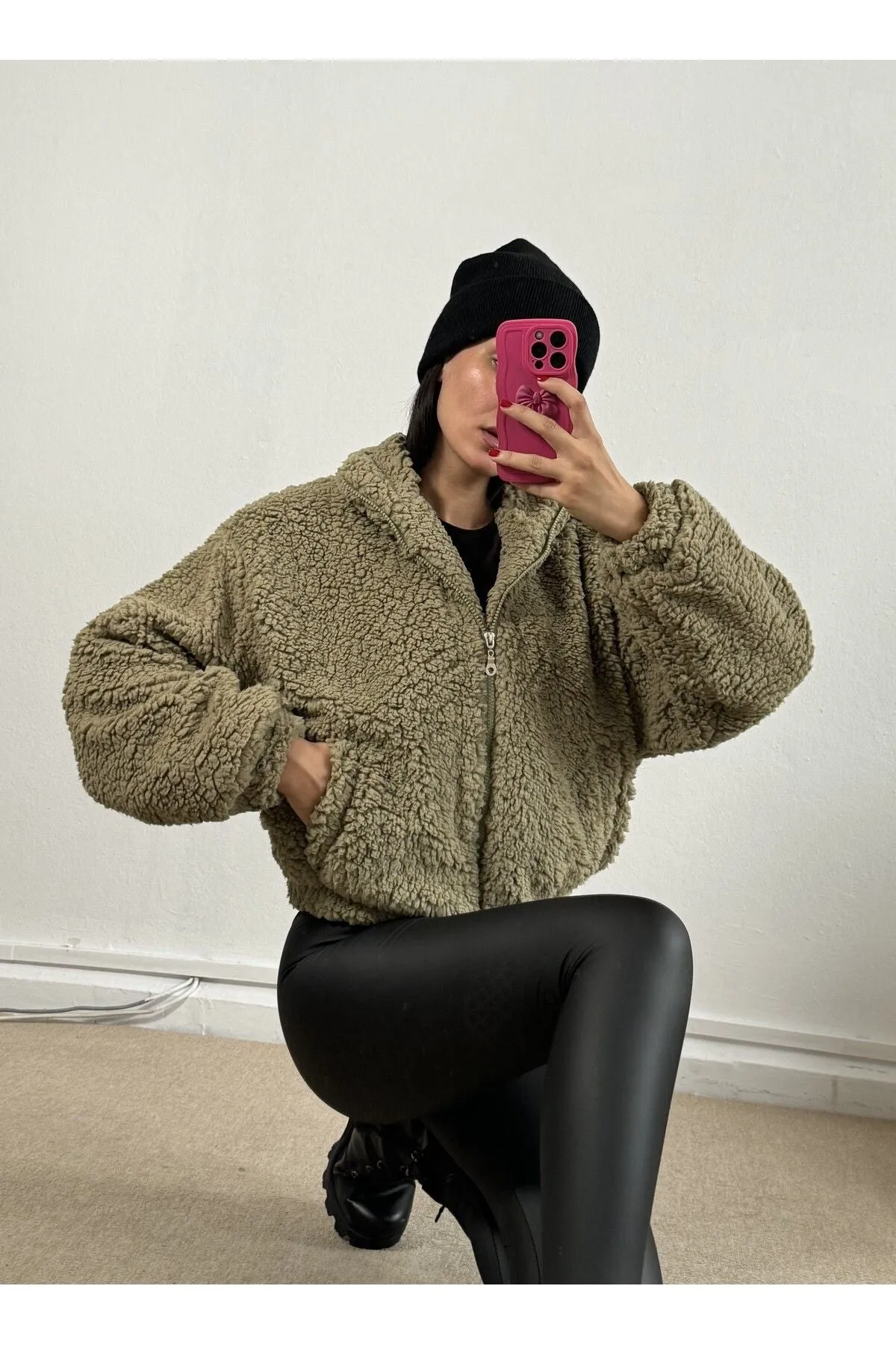 Oversized Plush Coat