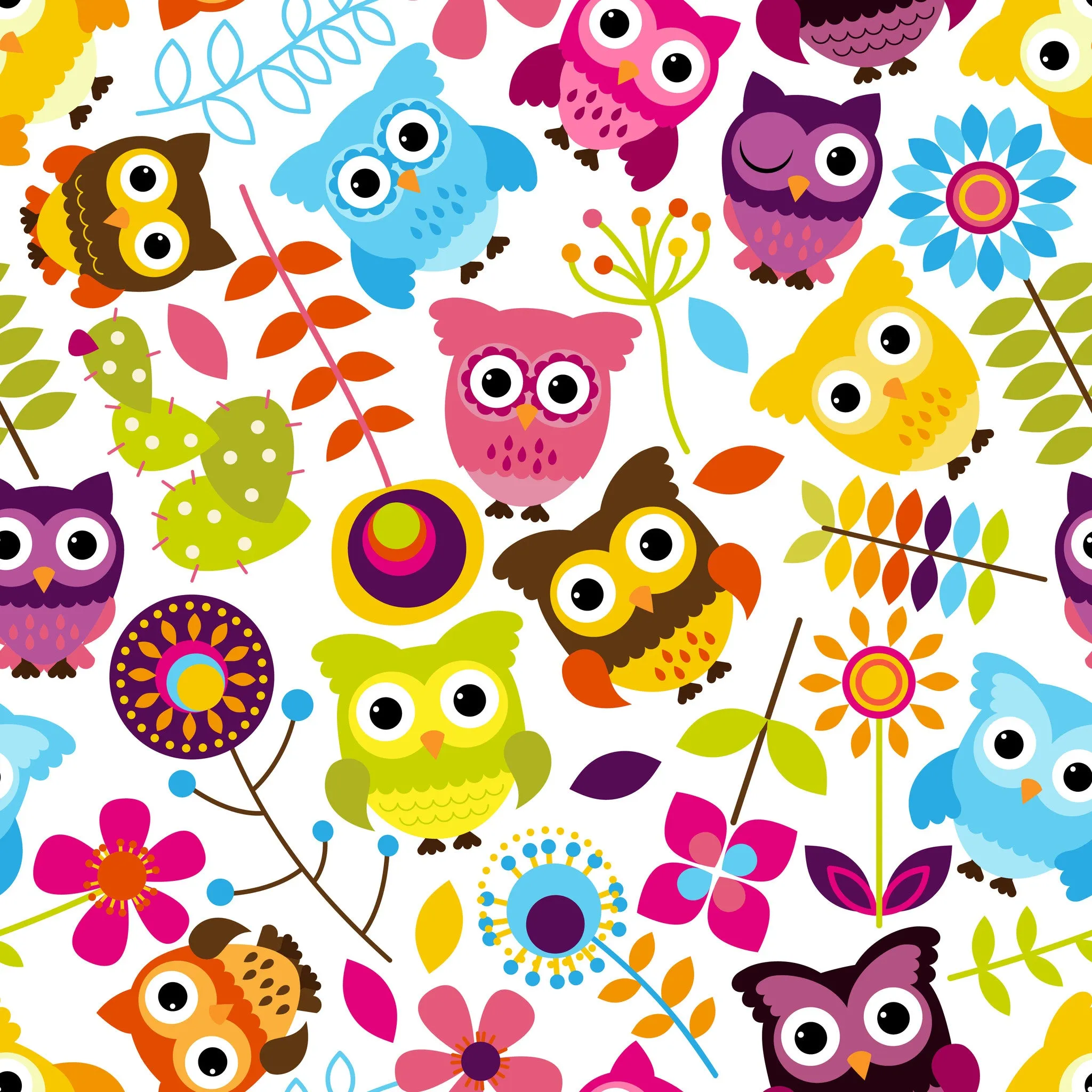 Owl Paper Vectors Printed Vinyl Sheet