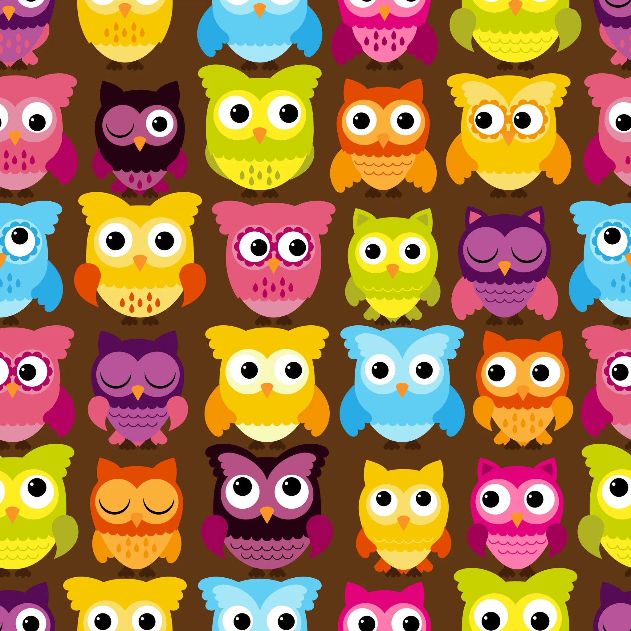Owl Paper Vectors Printed Vinyl Sheet