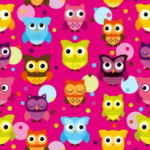 Owl Paper Vectors Printed Vinyl Sheet