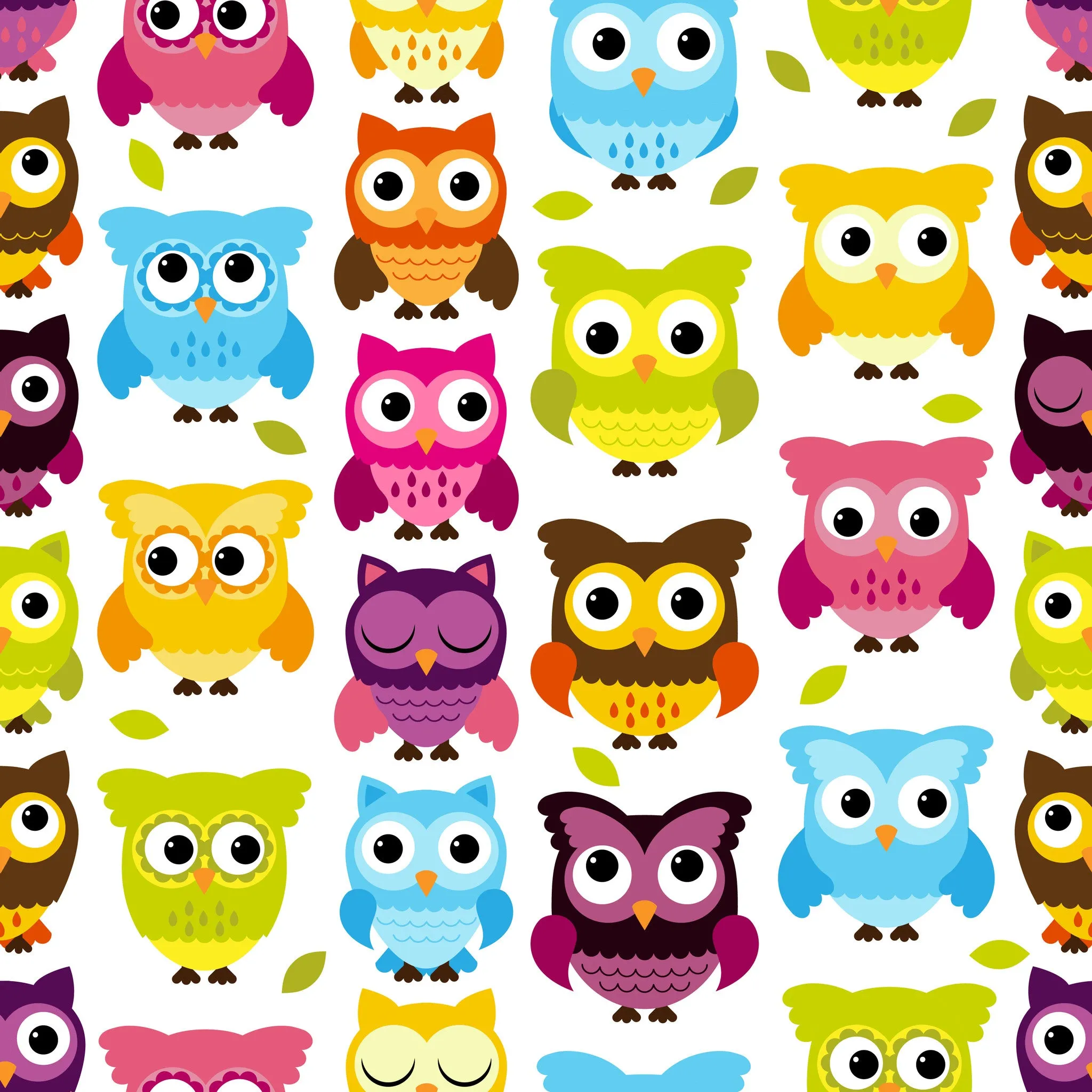 Owl Paper Vectors Printed Vinyl Sheet