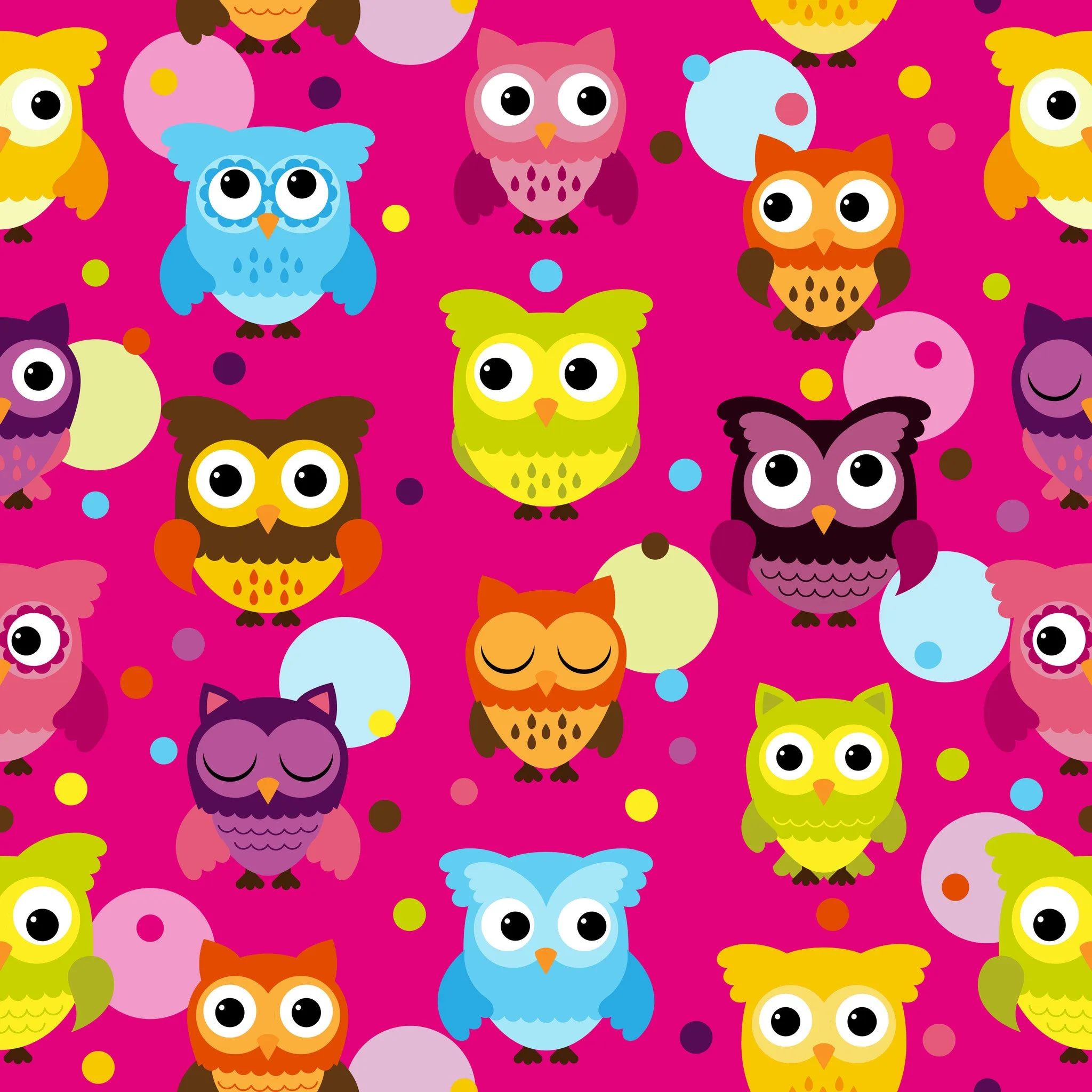 Owl Paper Vectors Printed Vinyl Sheet