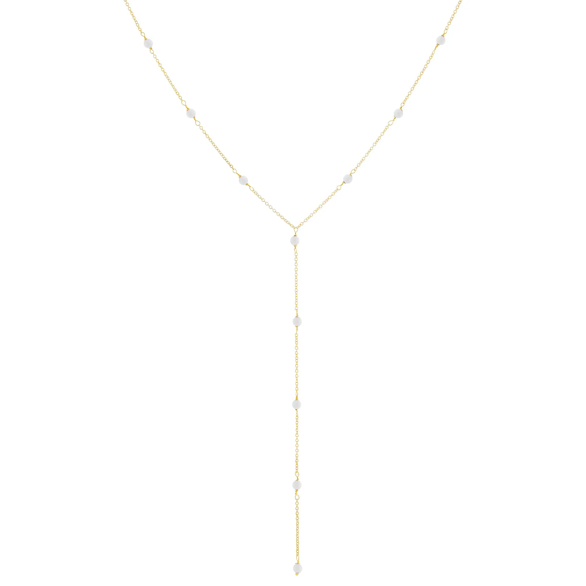 Pastel Pearl Lariat