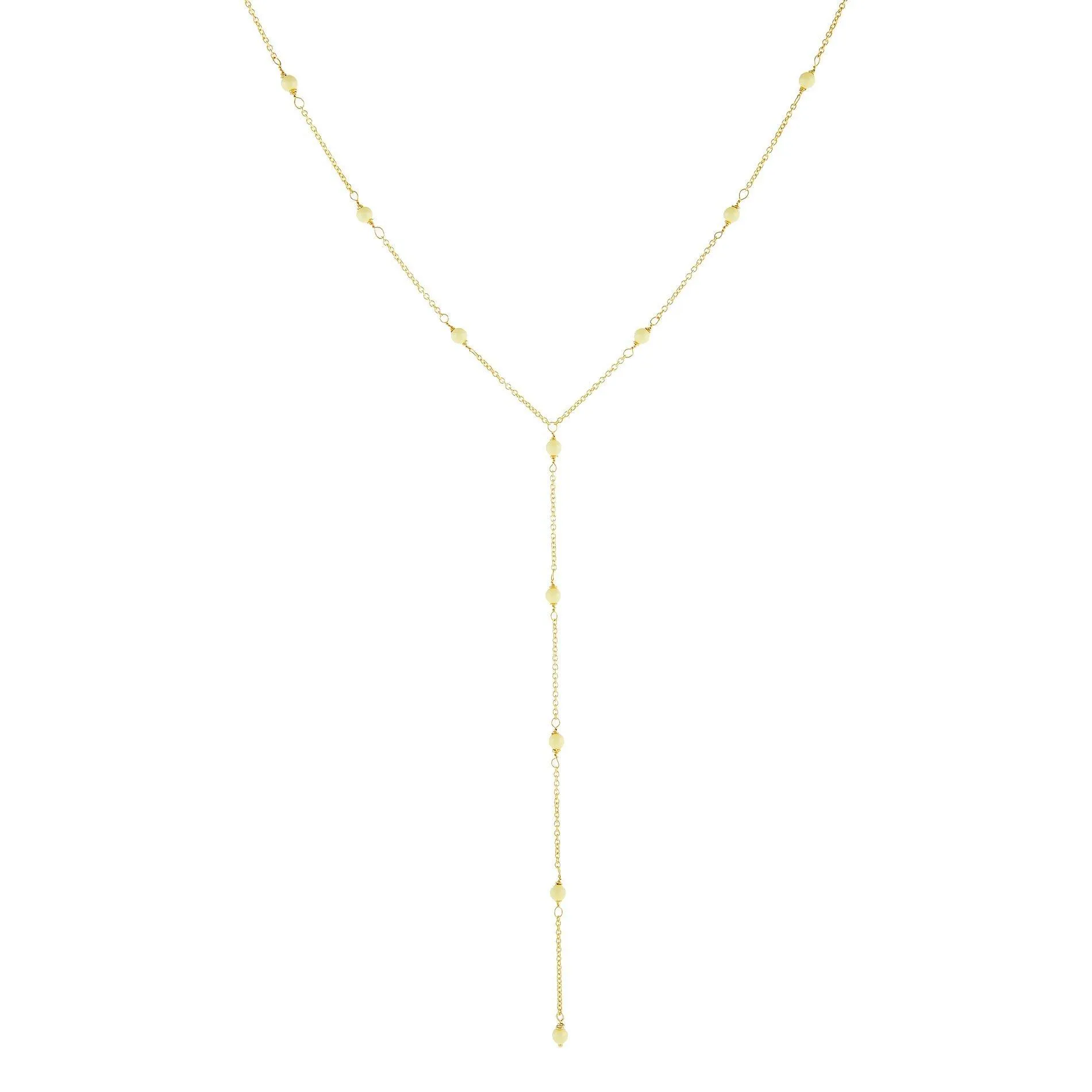 Pastel Pearl Lariat