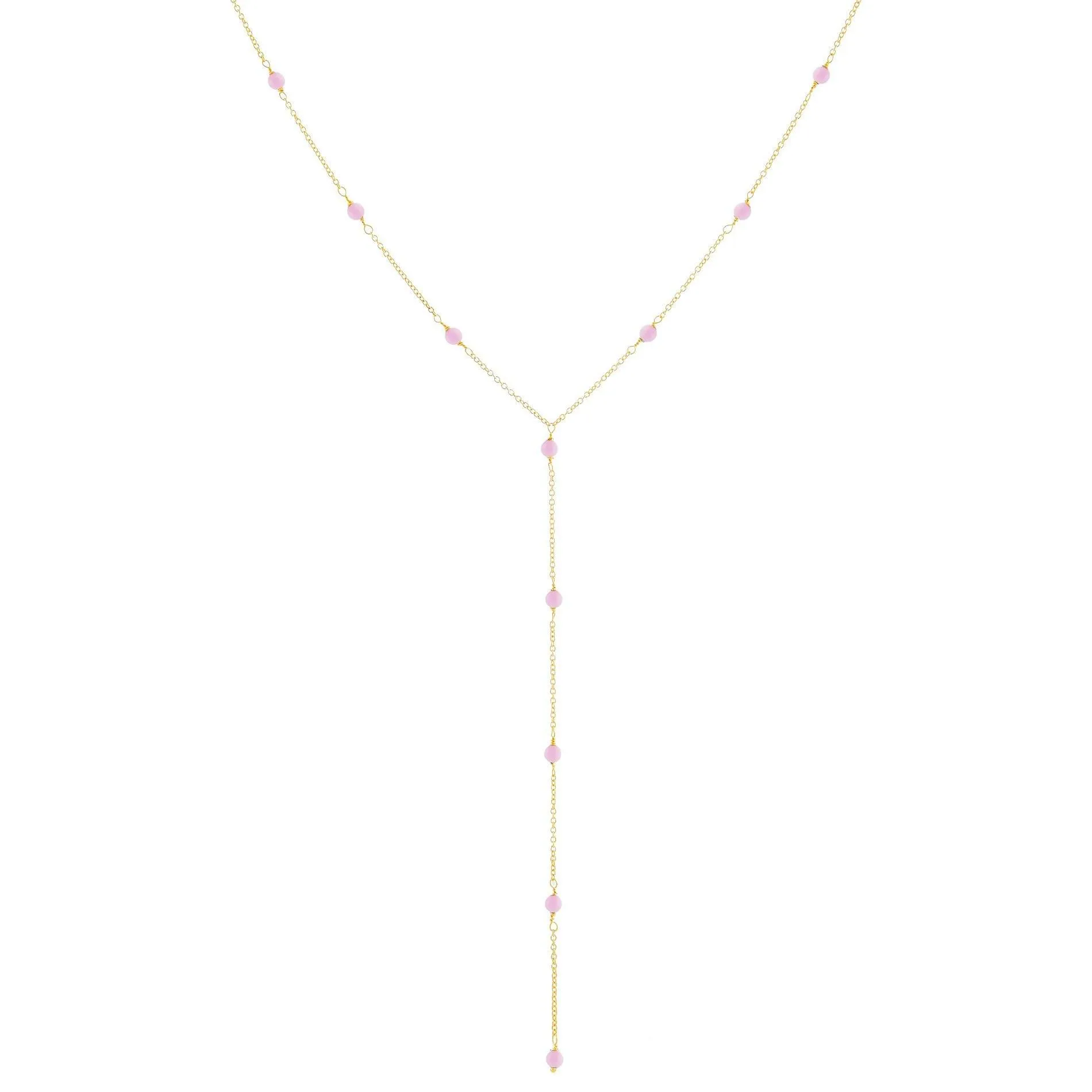 Pastel Pearl Lariat