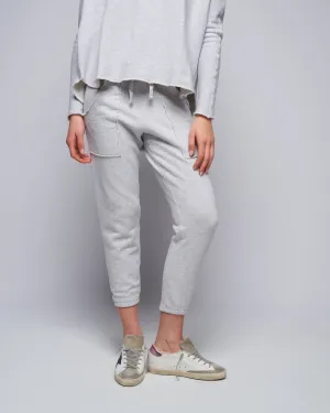 patch pocket jogger - classic gray melange