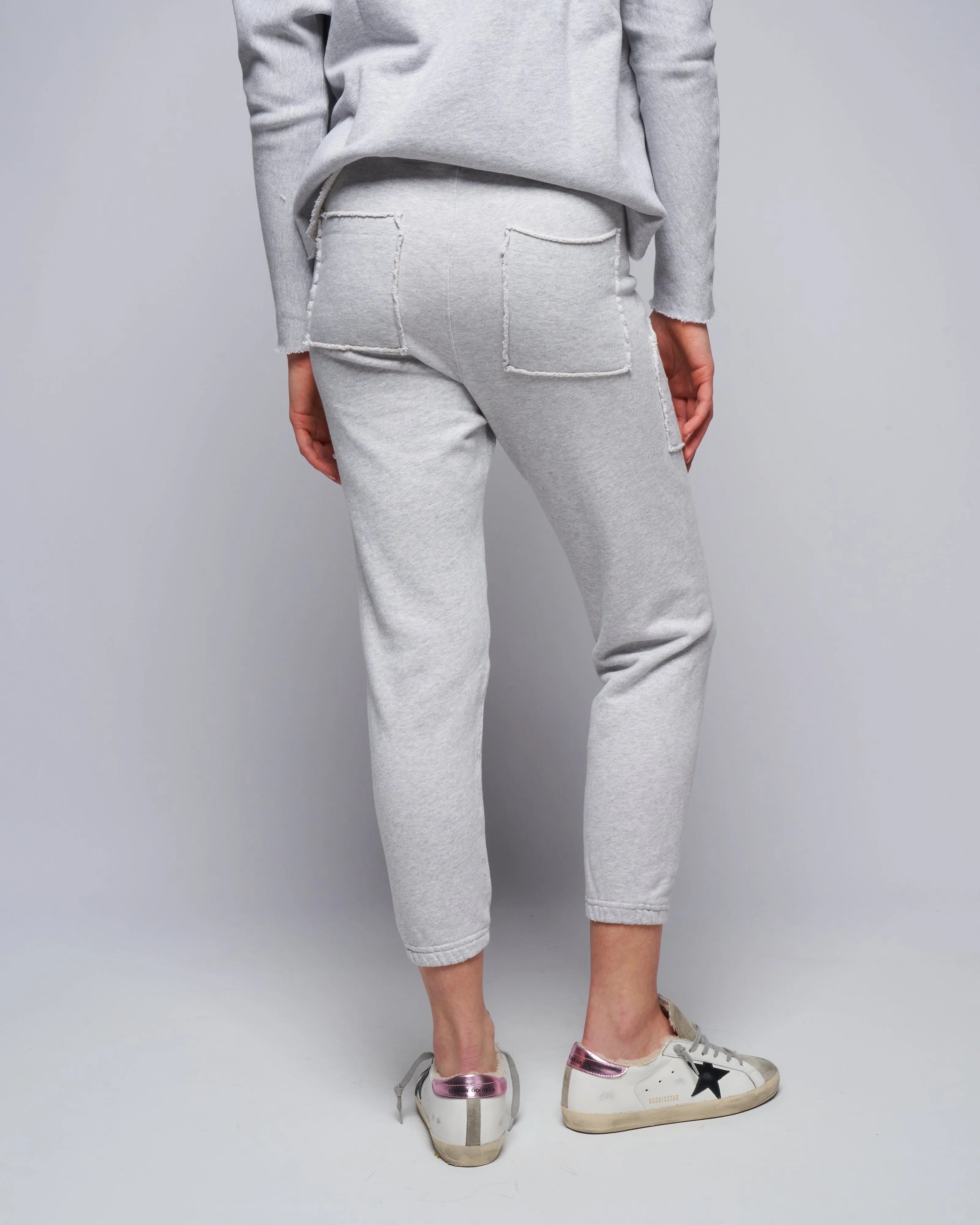 patch pocket jogger - classic gray melange