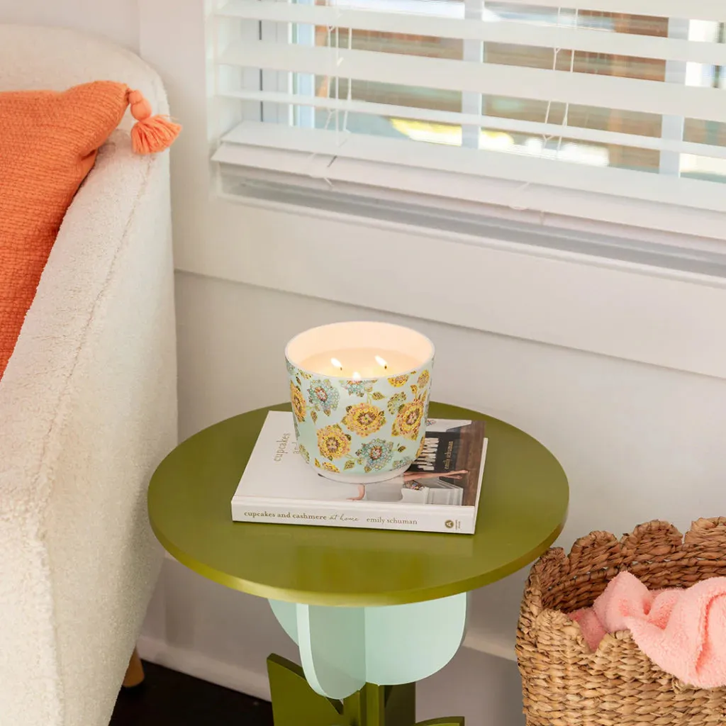 Patterned 3 Wick Candle - Bella Freesia
