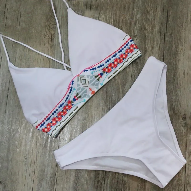 Patterned Bikini Set
