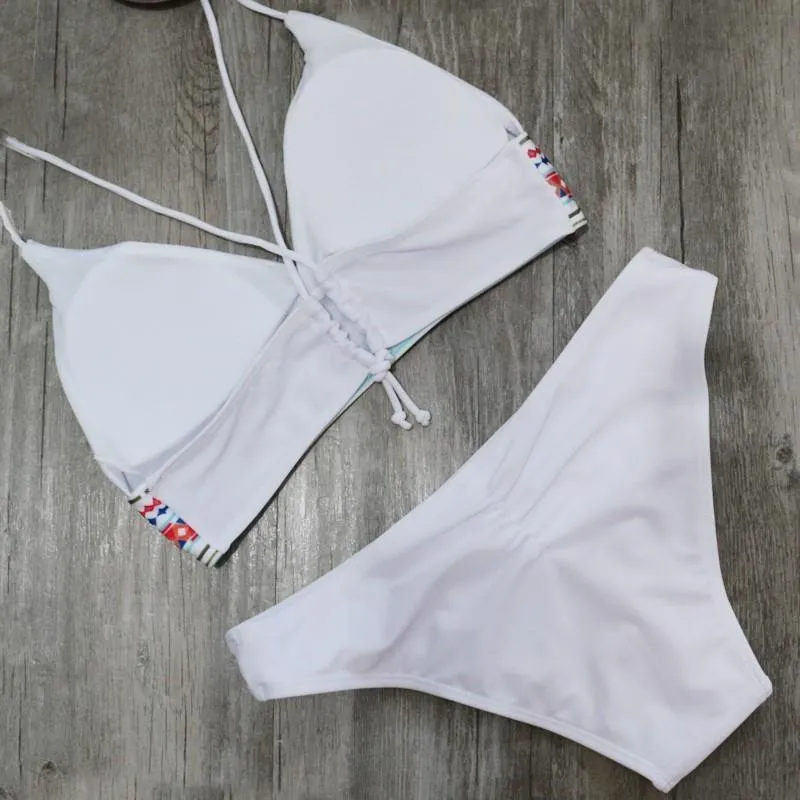 Patterned Bikini Set