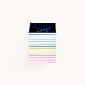 Patterned Pen Cup - Happy Stripe