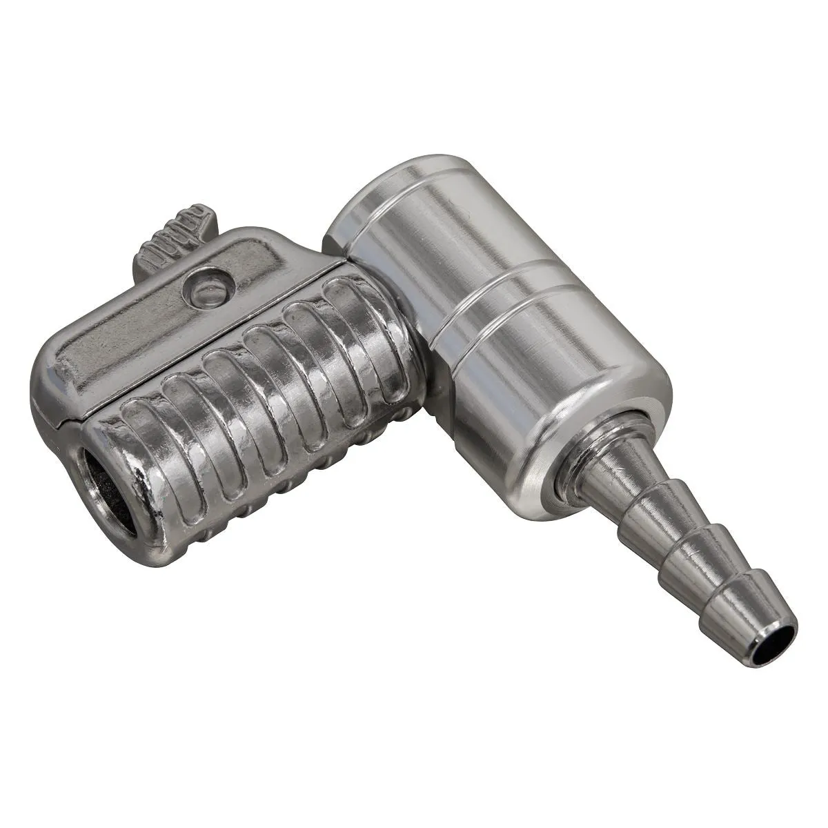 PCL 90° Angled Swivel Tyre Inflator Clip-On Connector 6mm Bore