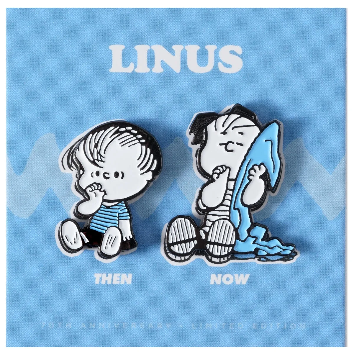 Peanuts Then and Now - Linus Pin Set