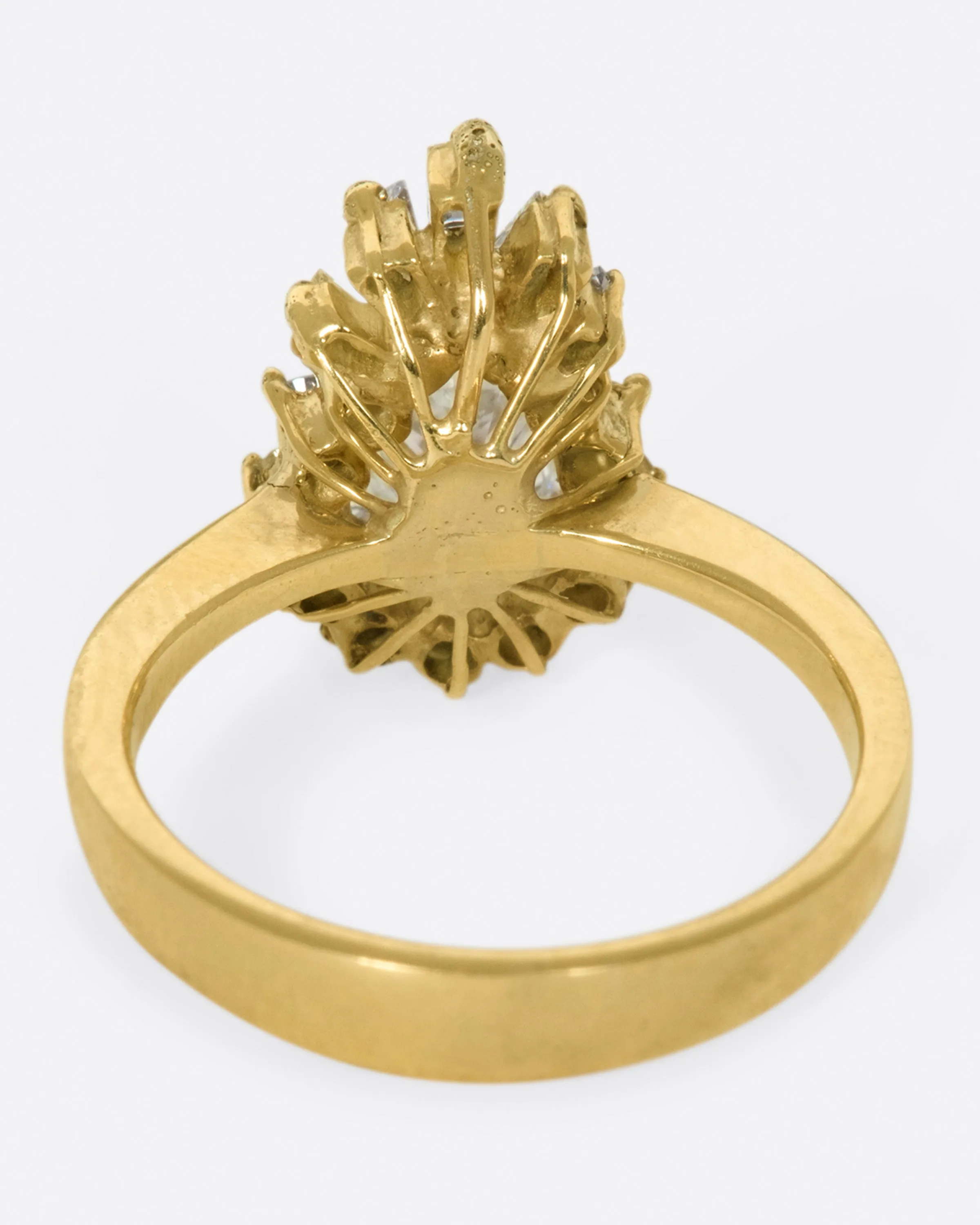 Pear Shaped Diamond Halo Ring