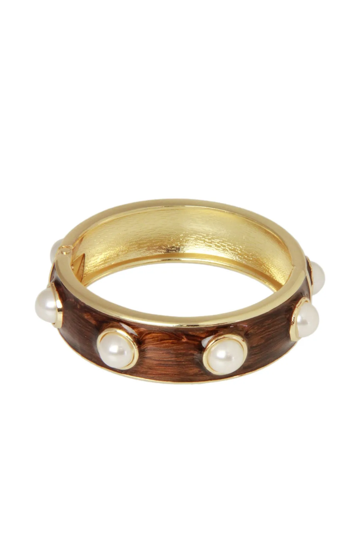 Pearl Embellished Bangle Brace