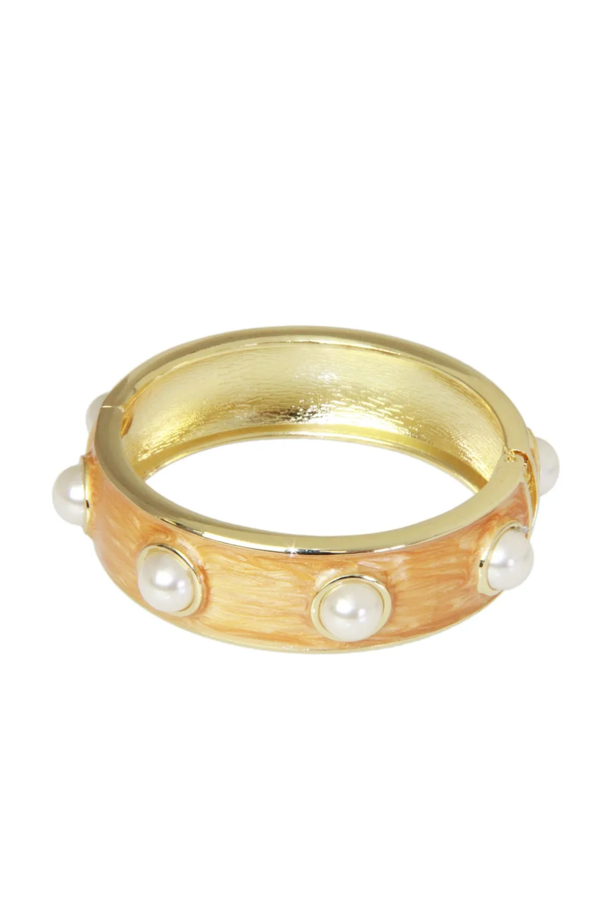 Pearl Embellished Bangle Brace