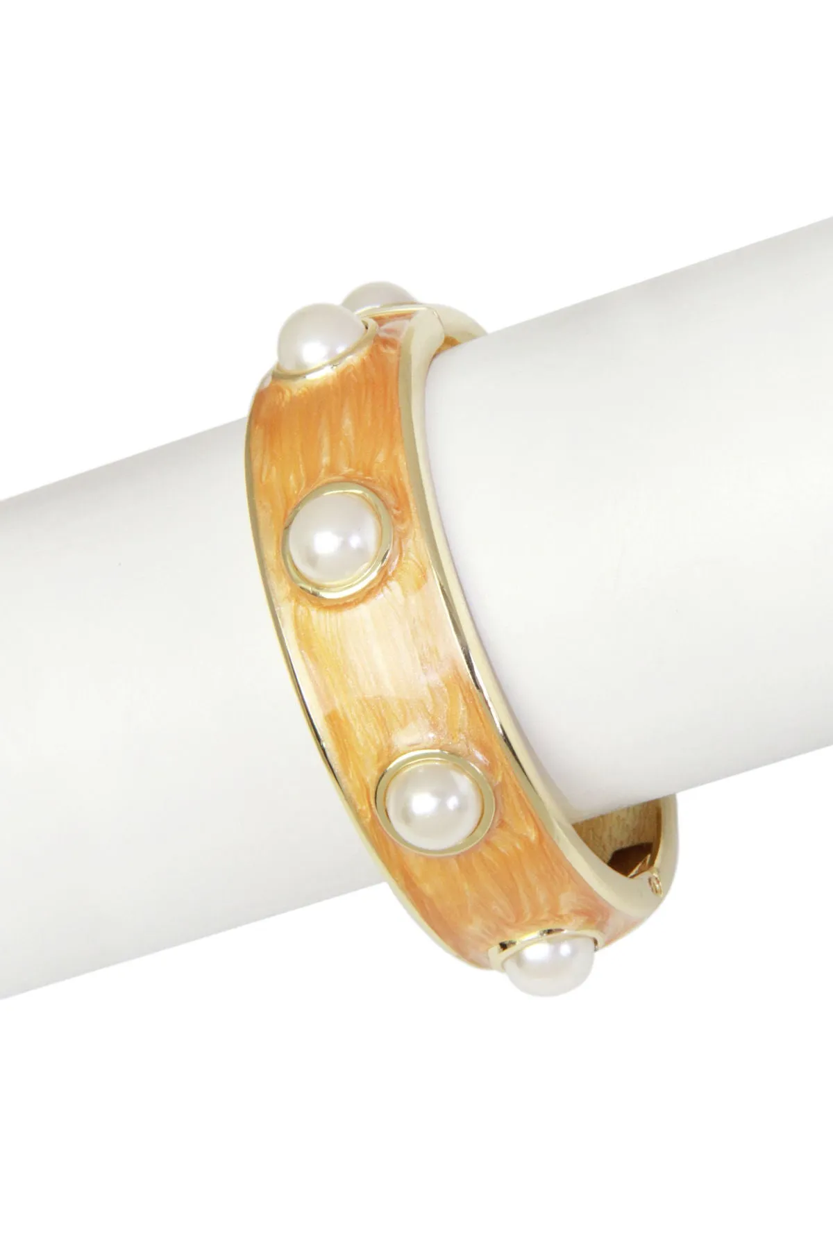 Pearl Embellished Bangle Brace