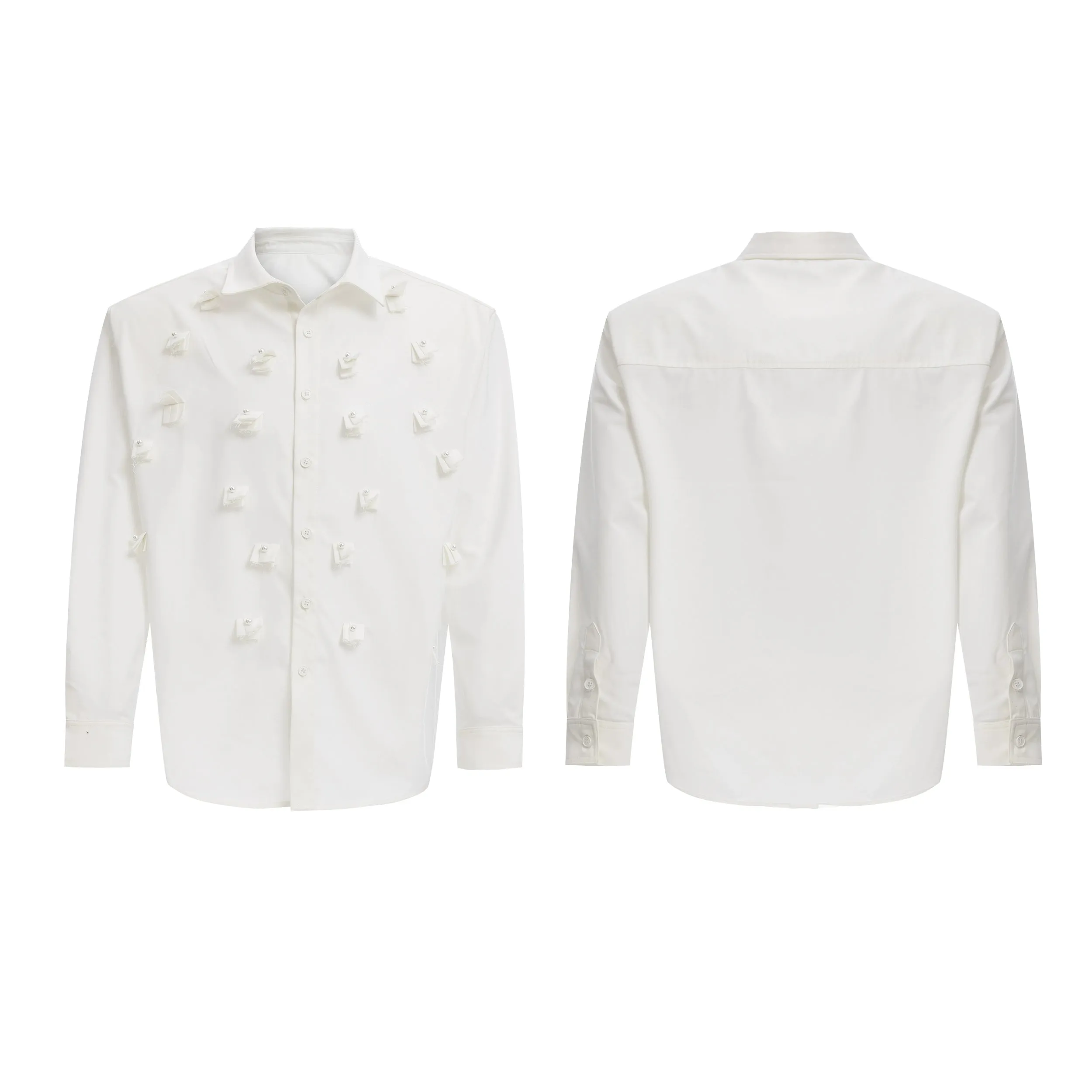 Pearl Embellished Cardigan Shirt