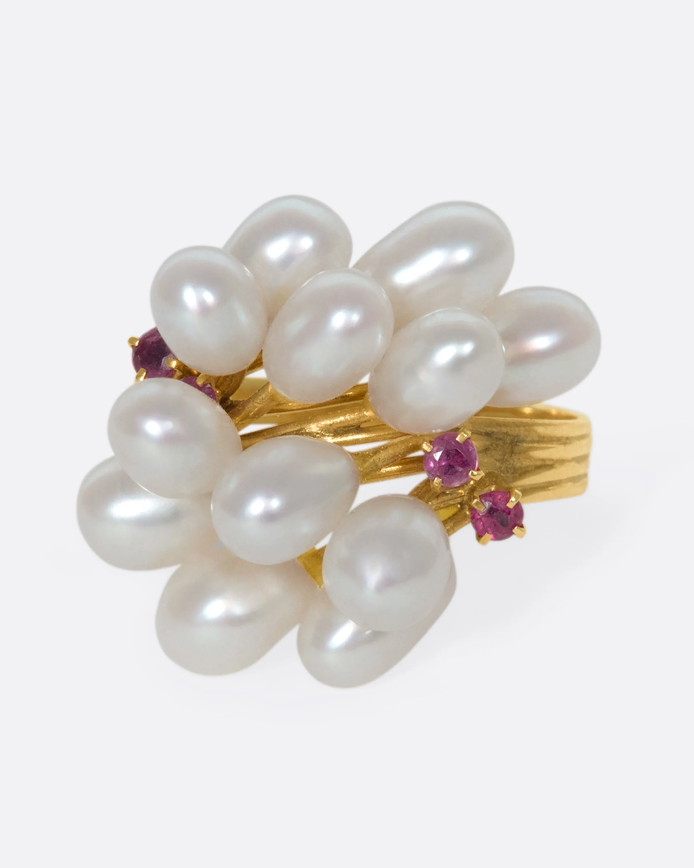 Pearl Pussy Willow Ring