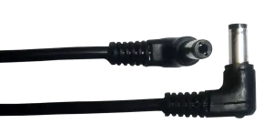 Pegasus Astro Pack of 2 x 2.1 to 2.1 Cables 0.5m Angled 90 deg  - PEG-CABL-2105-90D